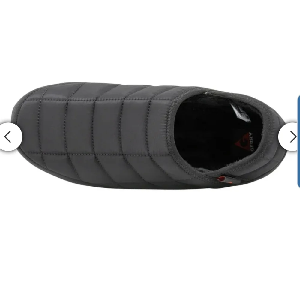 Gerry Weber Men's Black Quilted Slip-Ons